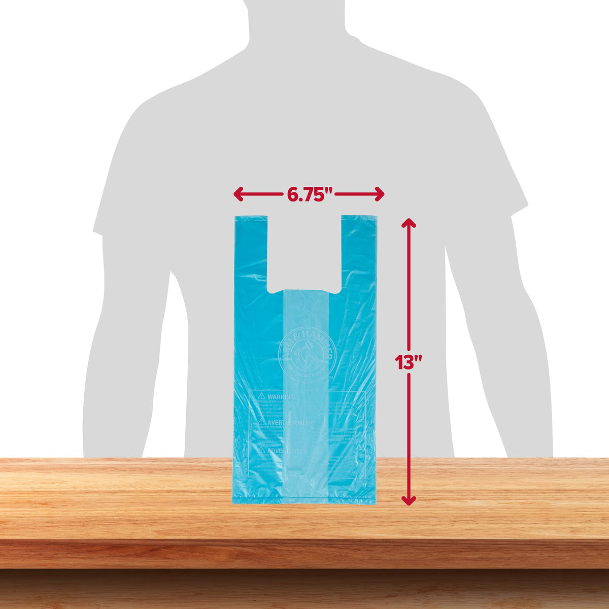 Easy-Tie Waste Bags Blue 75 Count R6188