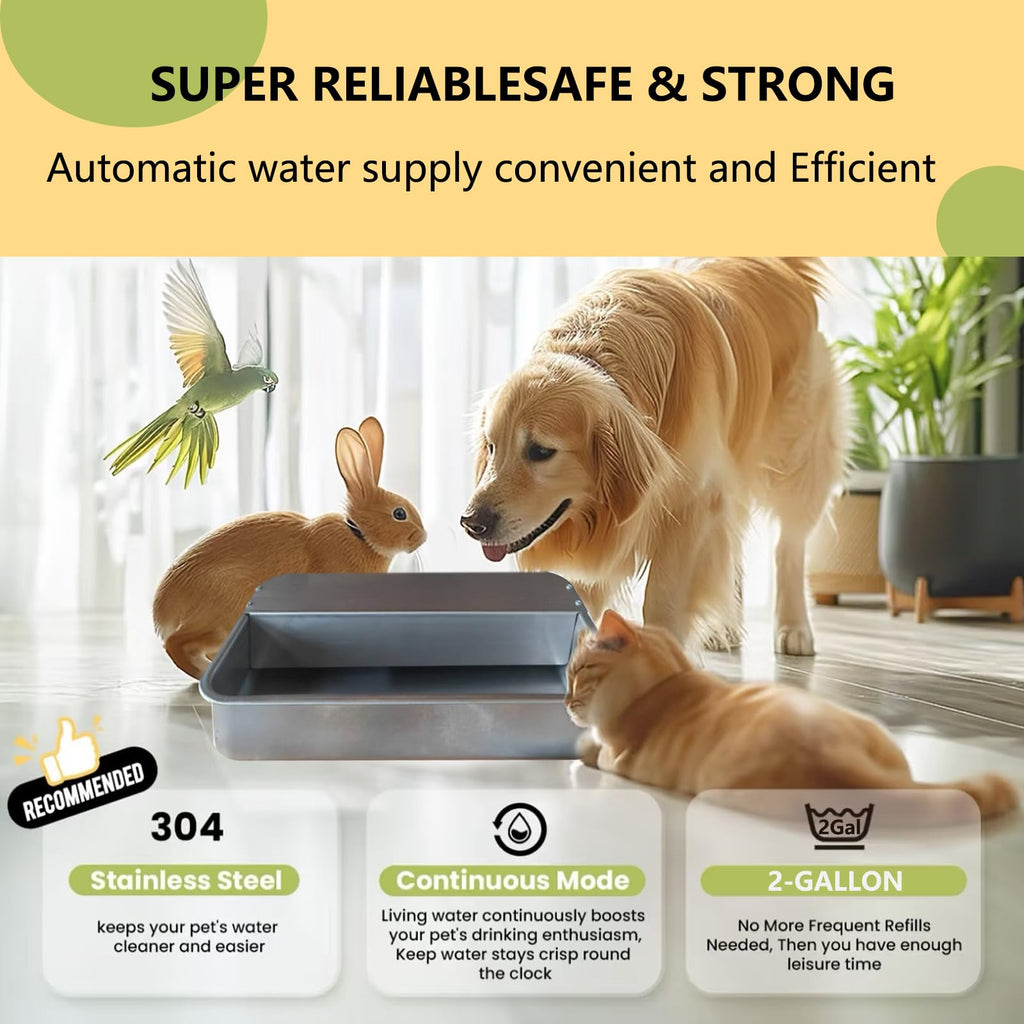 Large 304 Stainless Steel Automatic Chicken Water Dispenser L157586