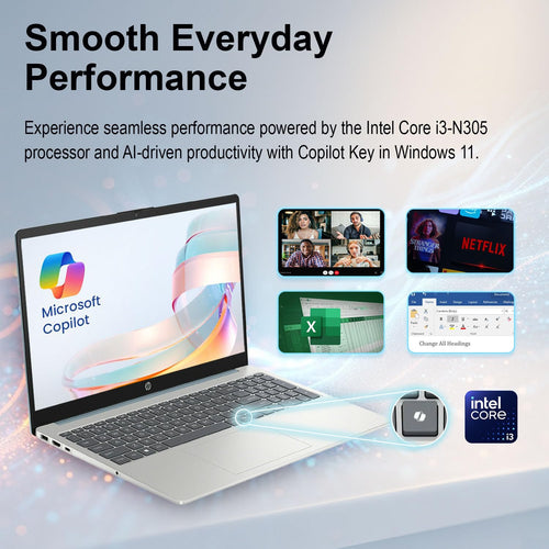 15.6" FHD Touchscreen Laptop Intel Core i3 8GB 256GB SSD X8309