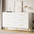 White 6 Drawer Dresser N125022
