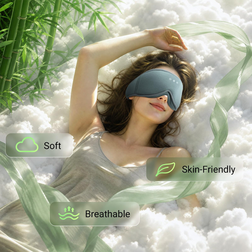Bamboo Cotton Sleep Mask with Bluetooth Headphones R552430