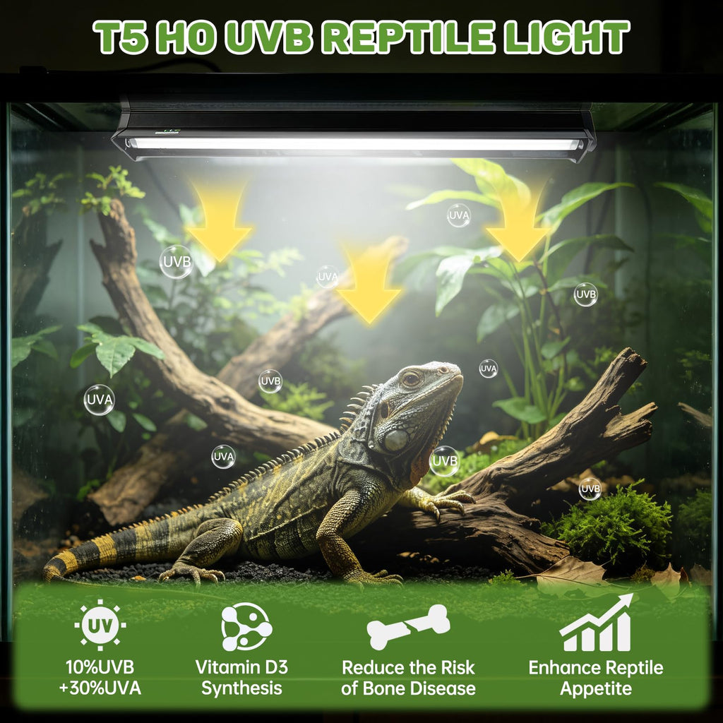 39W 10.0 UVA UVB Reptile Light Fixture Q138