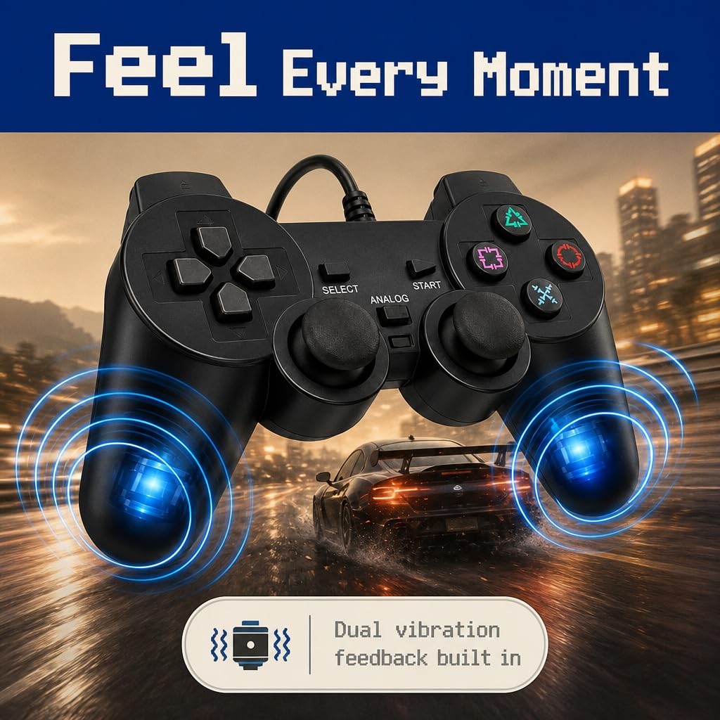 Wired PS2 Controller 2 Pack J8171
