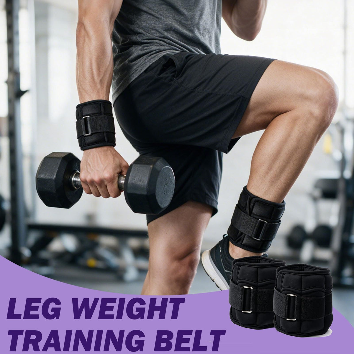 Adjustable Ankle Weights Set S368