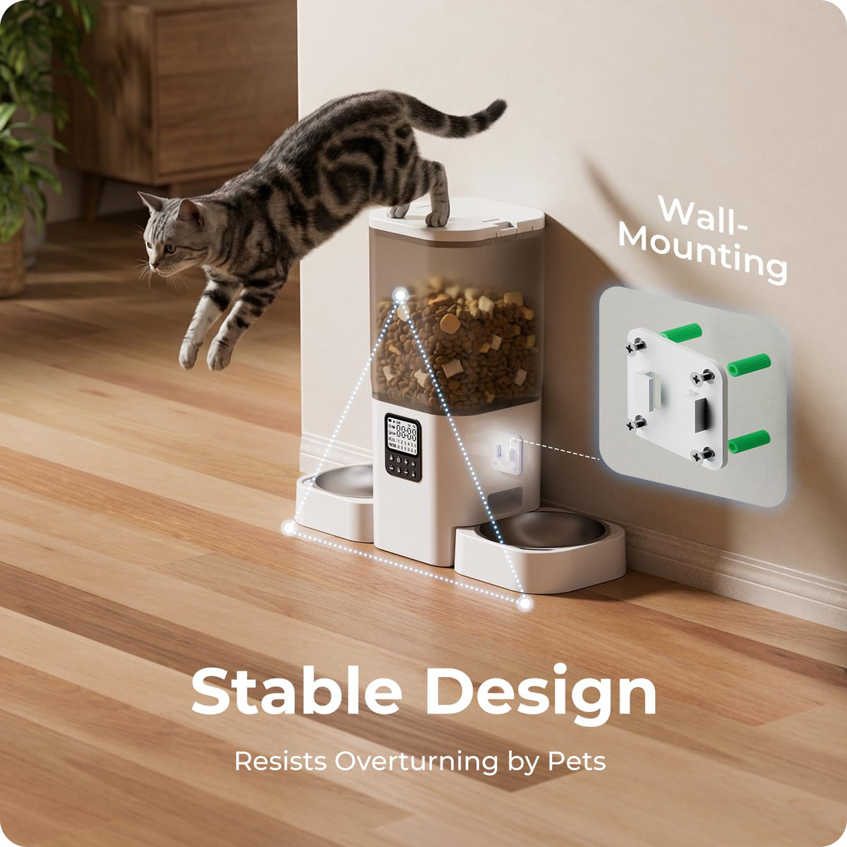 Timed Automatic Cat Feeder 29 Cup U668