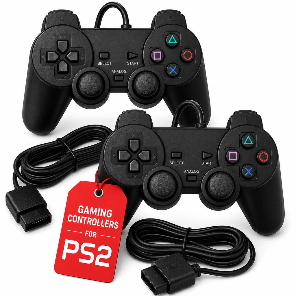 Wired PS2 Controller 2 Pack J8171
