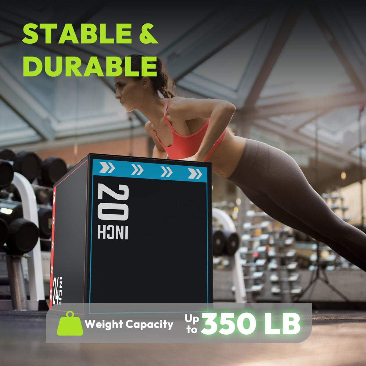 3-in-1 Plyometric Box P52310
