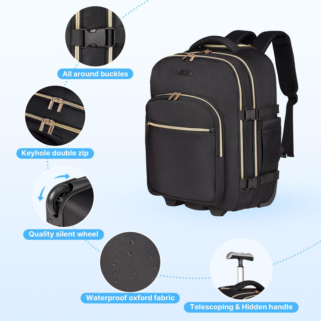 Rolling Backpack with Wheels X390