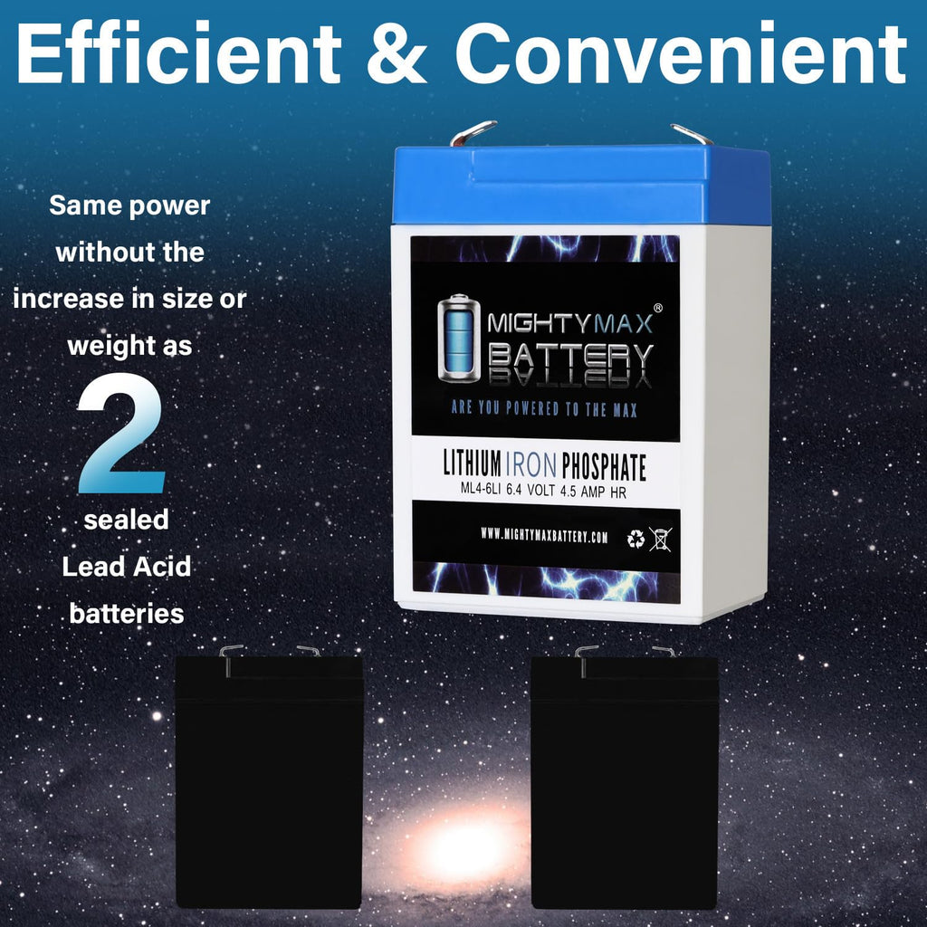 6V 4.5AH Lithium Replacement Battery J1508