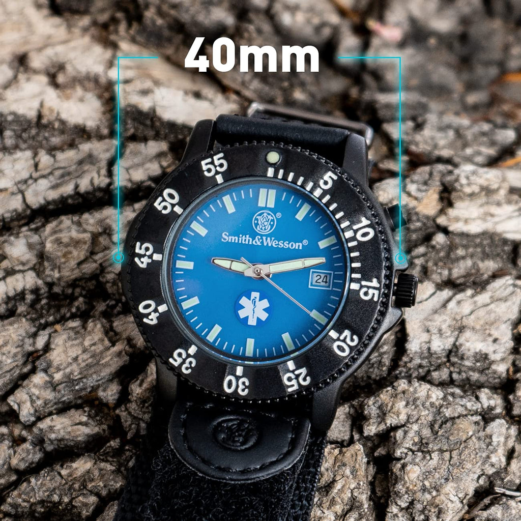 Men’s Tactical Field Watch with Backlight, 3ATM Water Resistant, Quartz, 40mm P5558