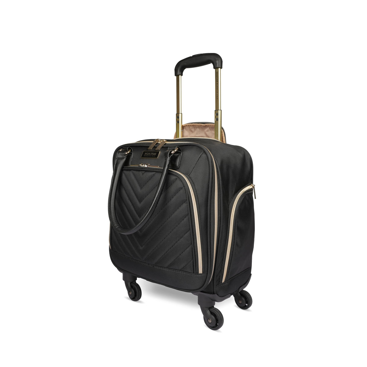 Black Quilted Underseater Luggage P784752