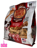 Beef Broth Bones Dog Treats 60 Count 2.6 Lb V484