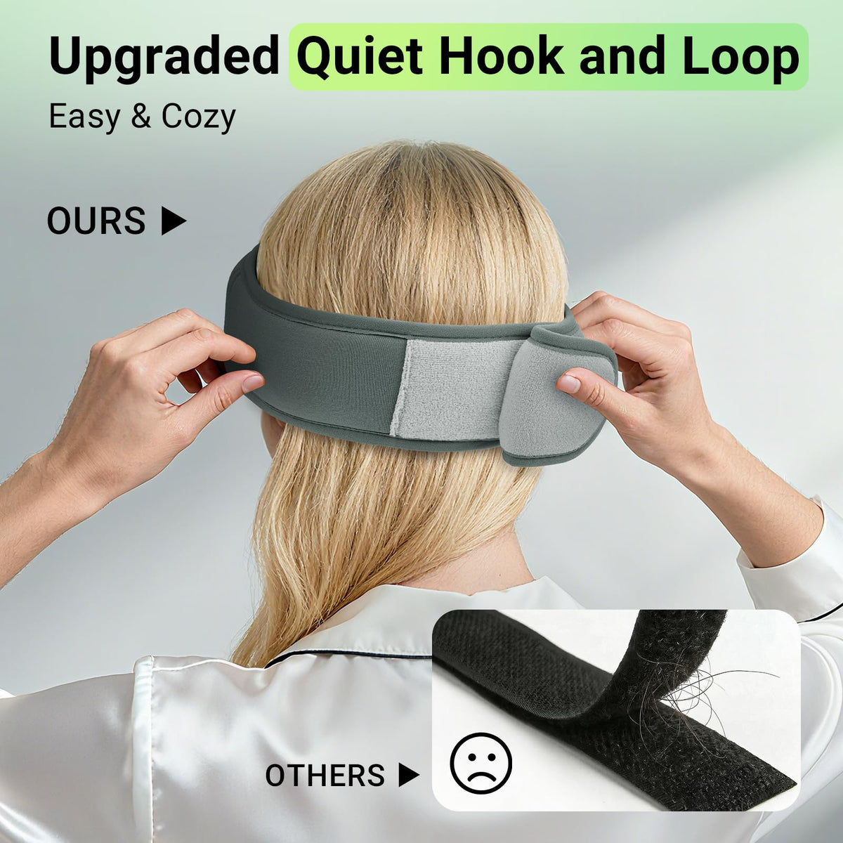 Bamboo Cotton Sleep Mask with Bluetooth Headphones R552430