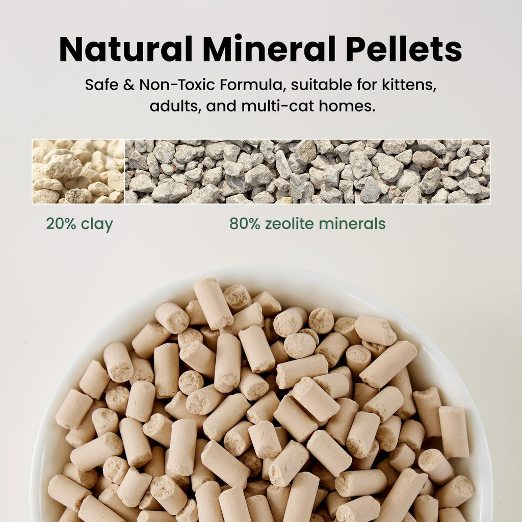 Non-Clumping Zeolite Cat Litter Pellets 7Lbs E47487