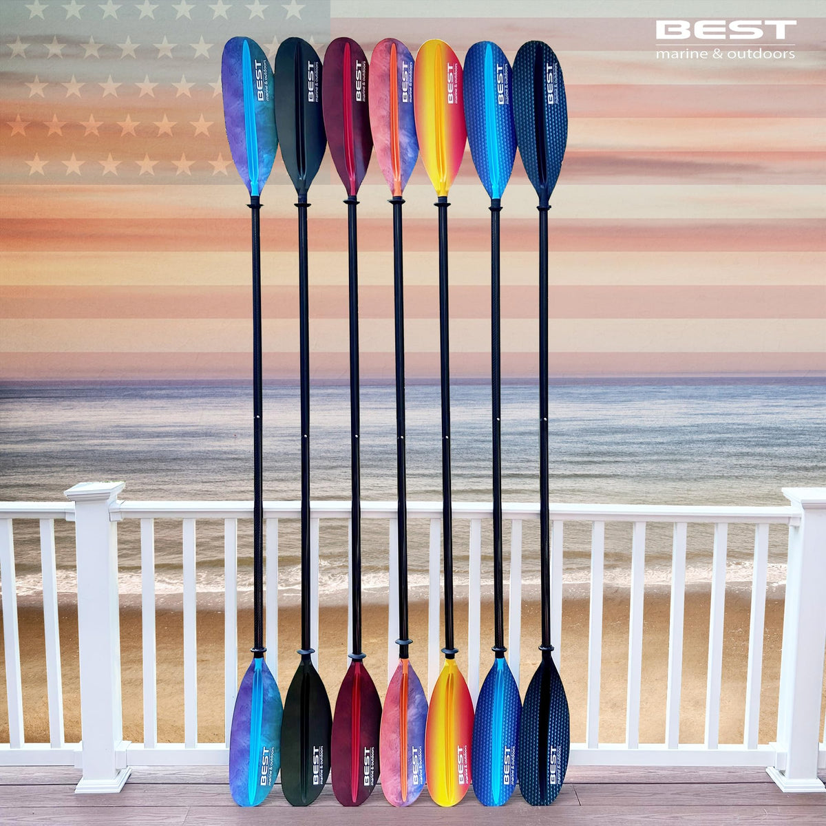 Carbon Fiber 2-Piece Kayak Paddle G657