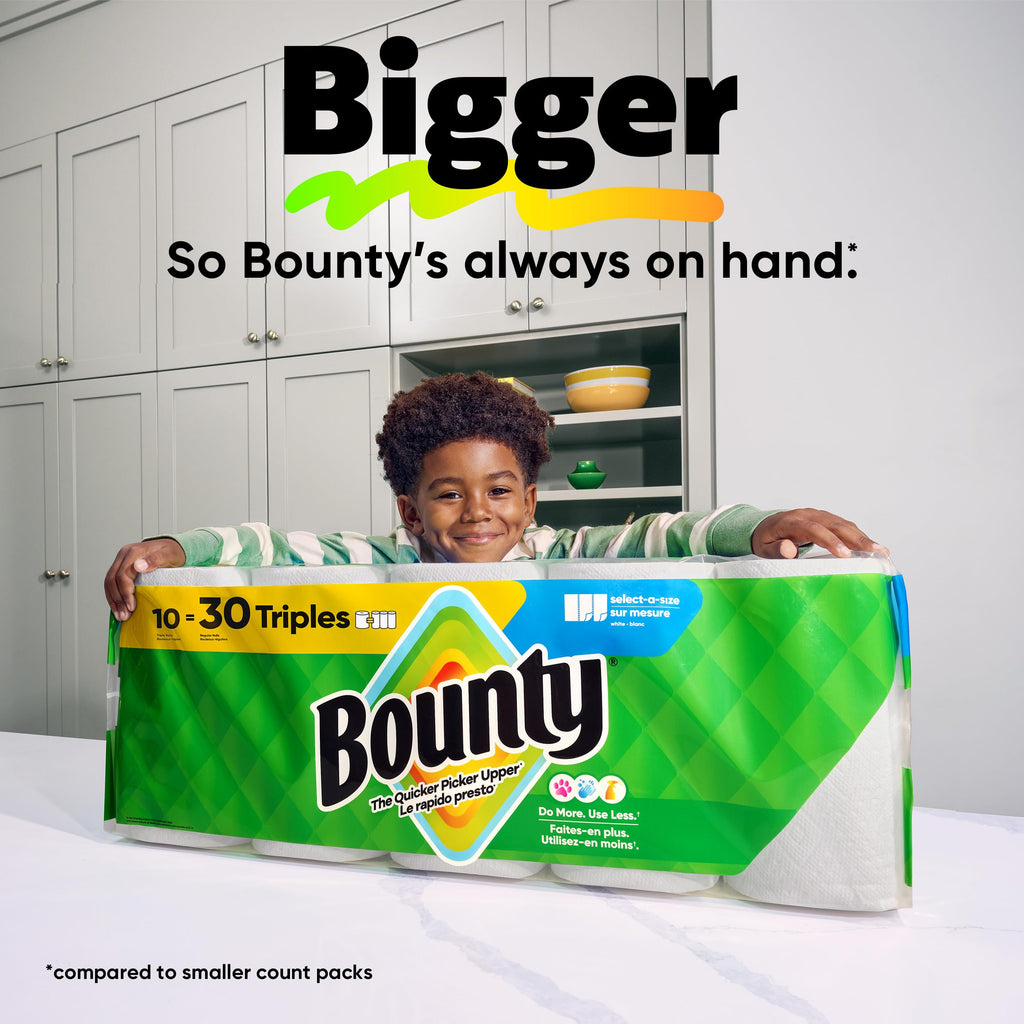 White Paper Towels, 2 Triple Rolls G2412
