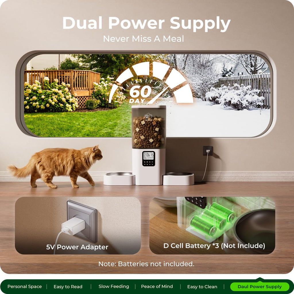 Timed Automatic Cat Feeder 29 Cup U668