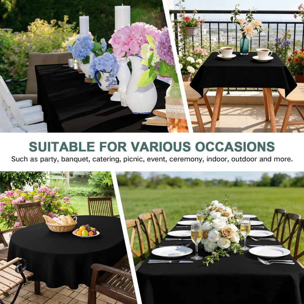 2 Pack 30x30 Inch Washable Tablecloth P2394