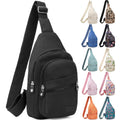 Small Black Sling Crossbody Bag X38604
