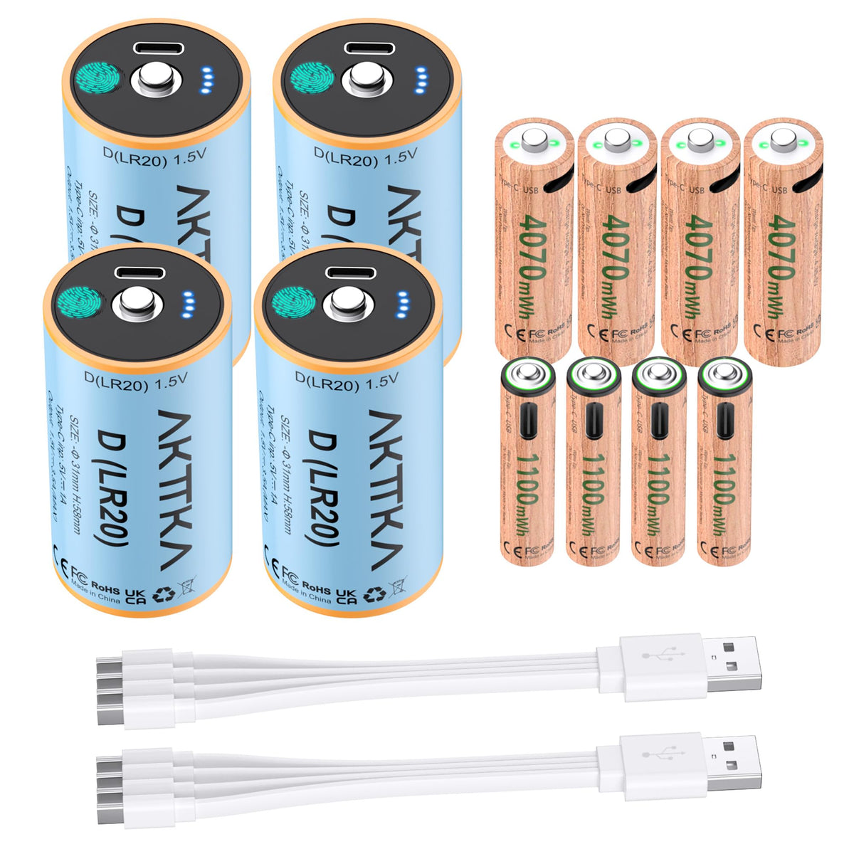 D Batteries 4 Pack K276679