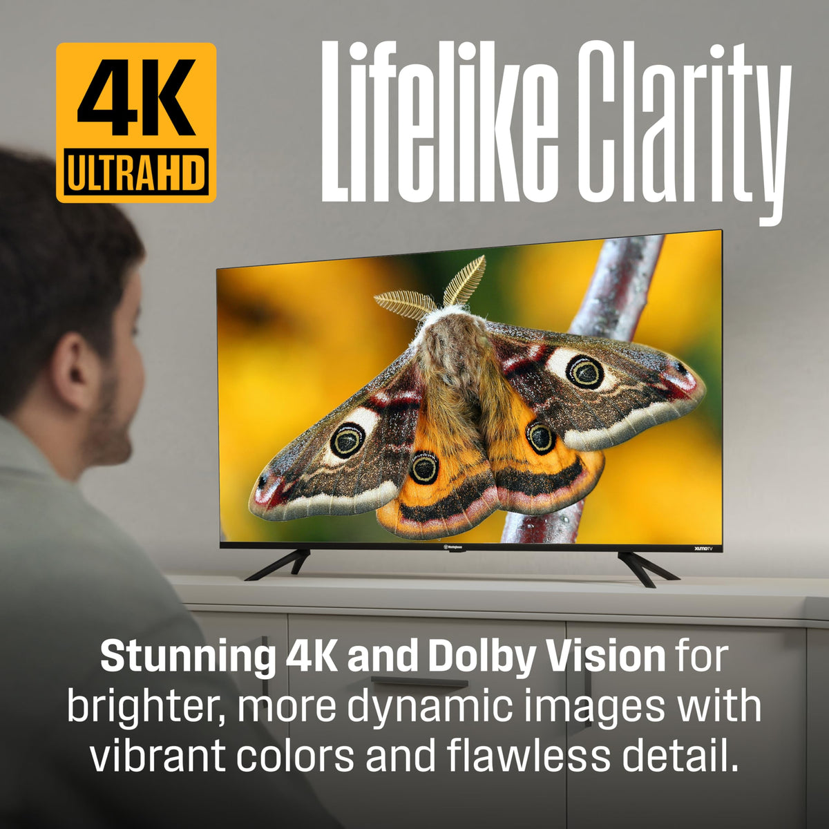 43-inch 4K UHD Smart LED TV V887080