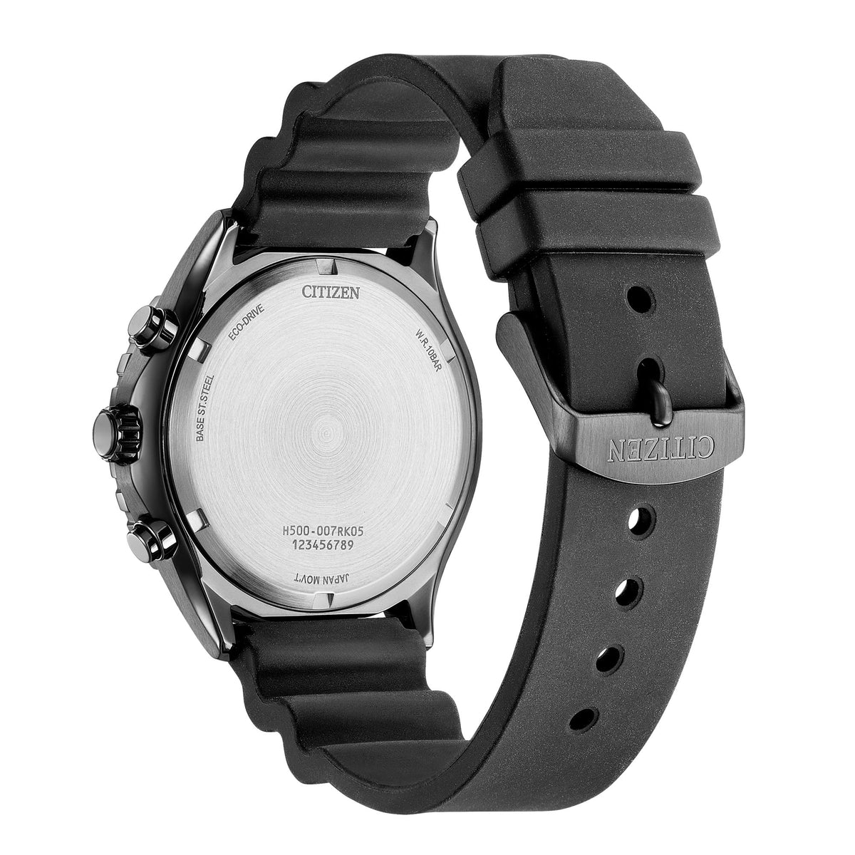 Black Stainless Steel Chronograph Watch M203129