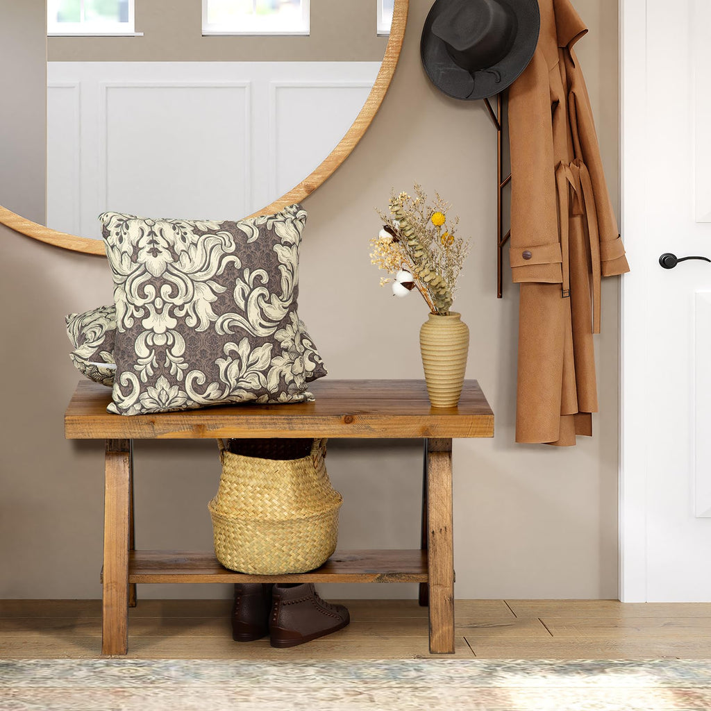 30" Solid Wood Storage Bench B798