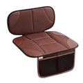 Black Car Seat Protector with 2 Storage Pockets Y604