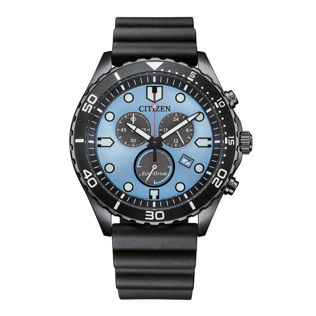 Black Stainless Steel Chronograph Watch M203129