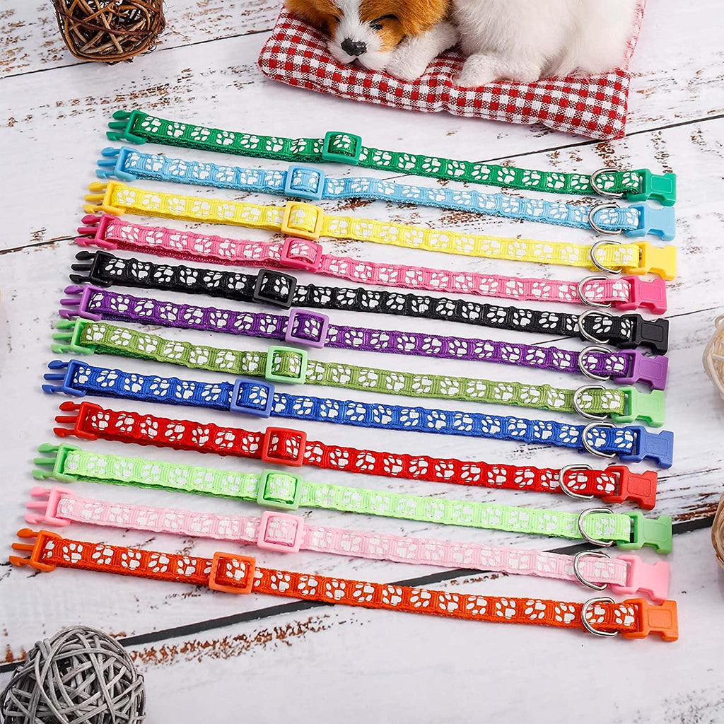 12 Pack Adjustable Puppy Collars I695672