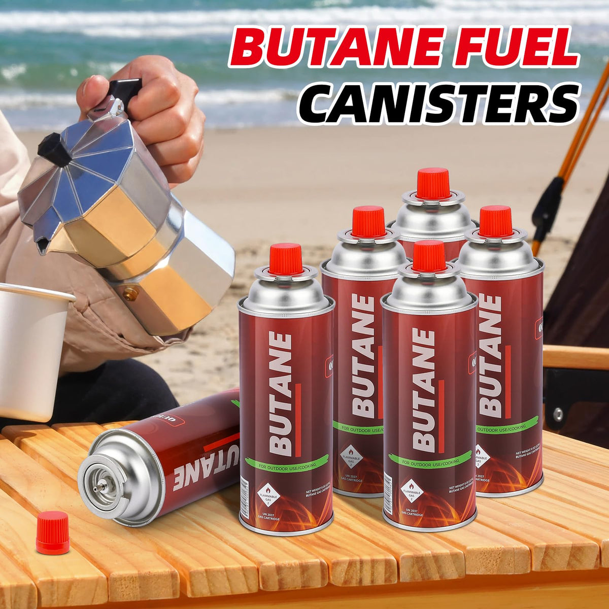 Butane Fuel Cylinders (4) G116
