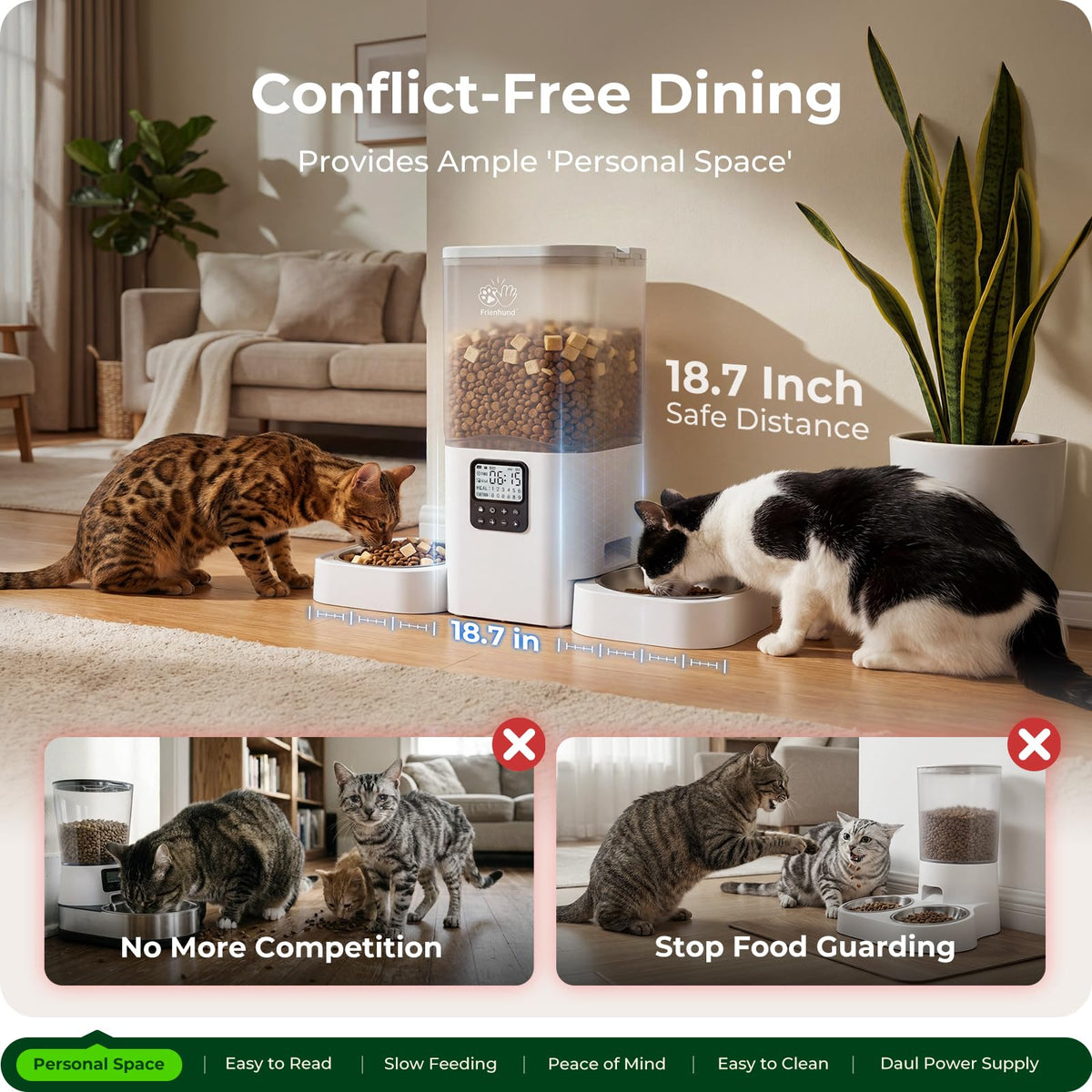Timed Automatic Cat Feeder 29 Cup U668