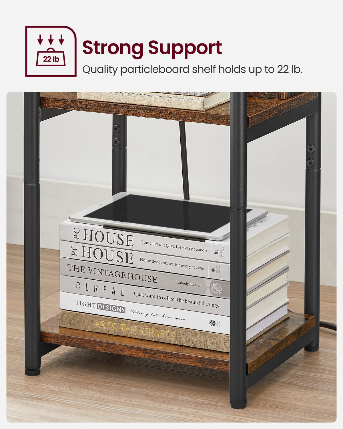 Side Table with Charging Station M504765