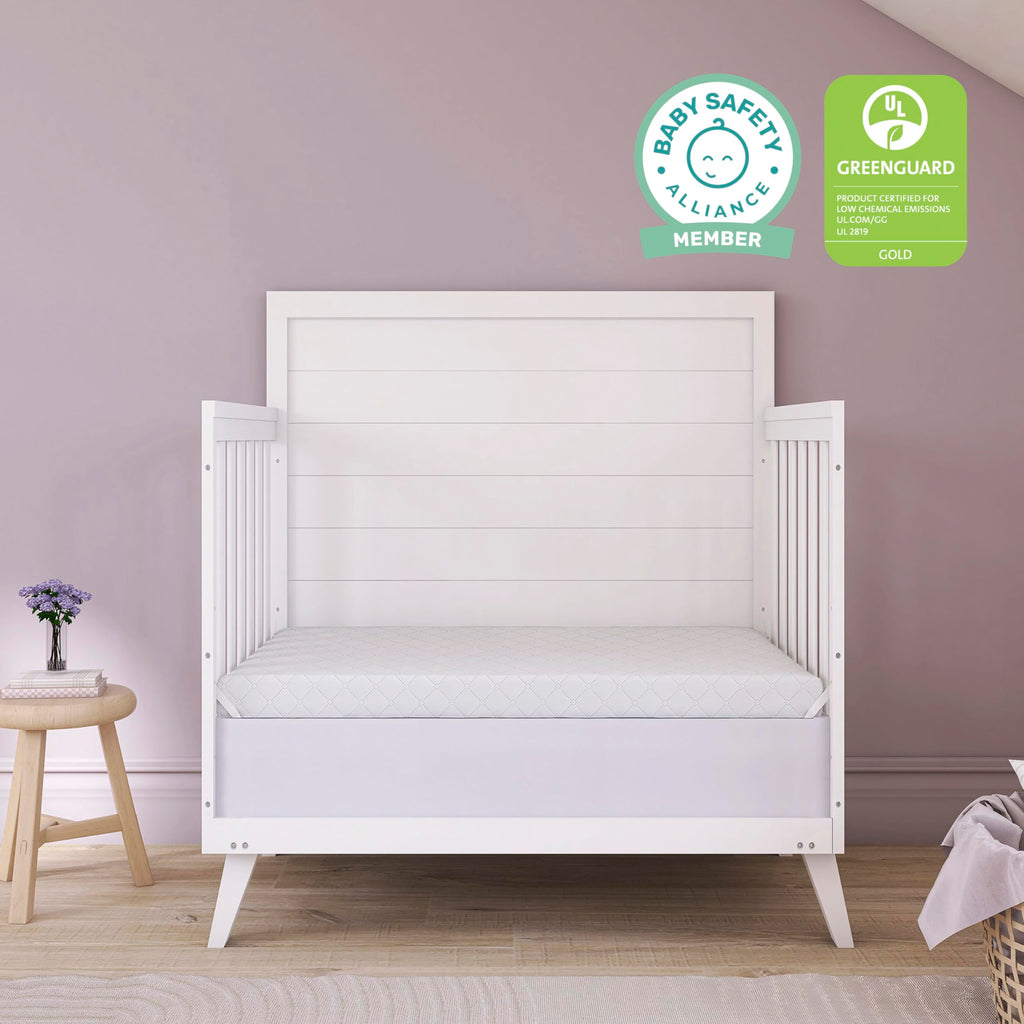 2-in-1 Mini Crib Mattress, Dual-Sided Waterproof G8224
