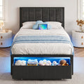 Twin Size Bed Frame with Drawer P2957