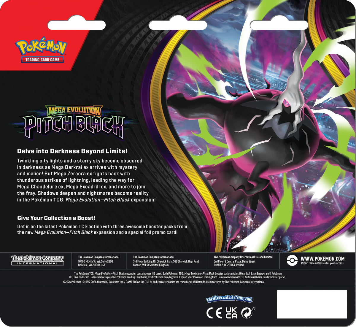 Pokemon TCG 3 Booster Pack Blister J3542