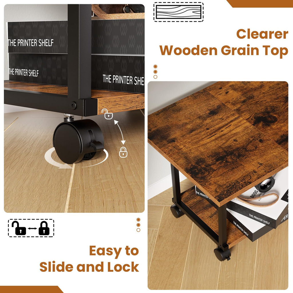 2-Tier Under Desk Printer Stand G582242