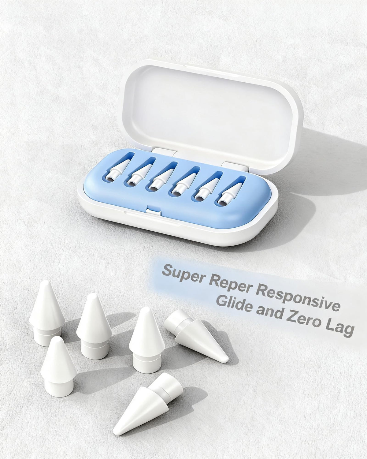 6 Pack Replacement Pencil Tips with Case Y55147