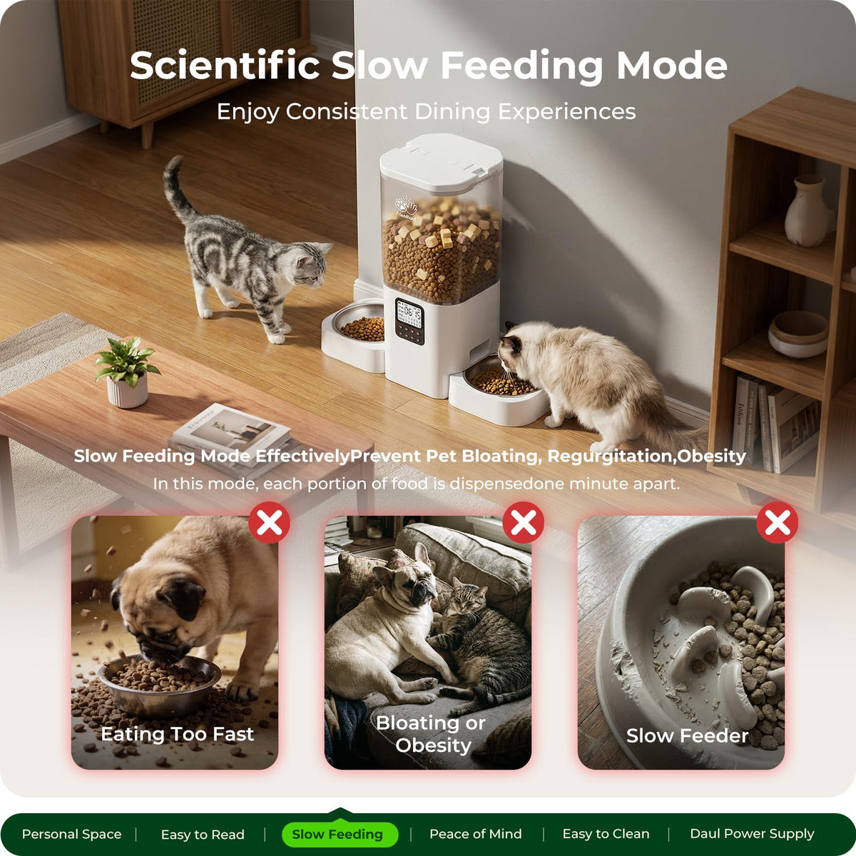 Timed Automatic Cat Feeder 29 Cup U668