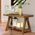 30" Solid Wood Storage Bench B798