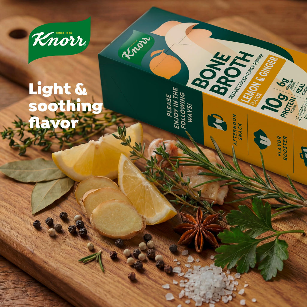 Lemon Ginger Chicken Bone Broth 6 Count V552045
