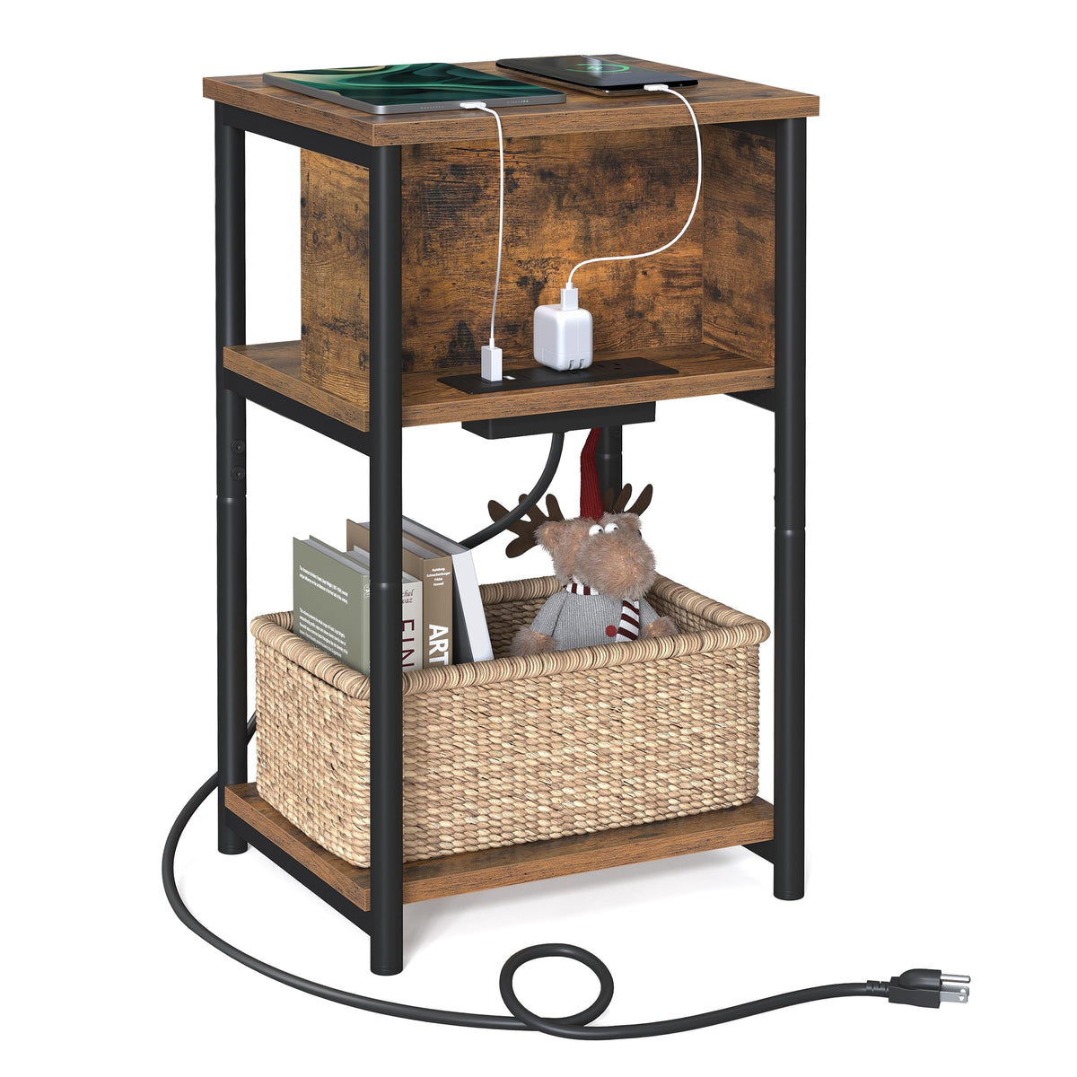 Side Table with Charging Station M504765