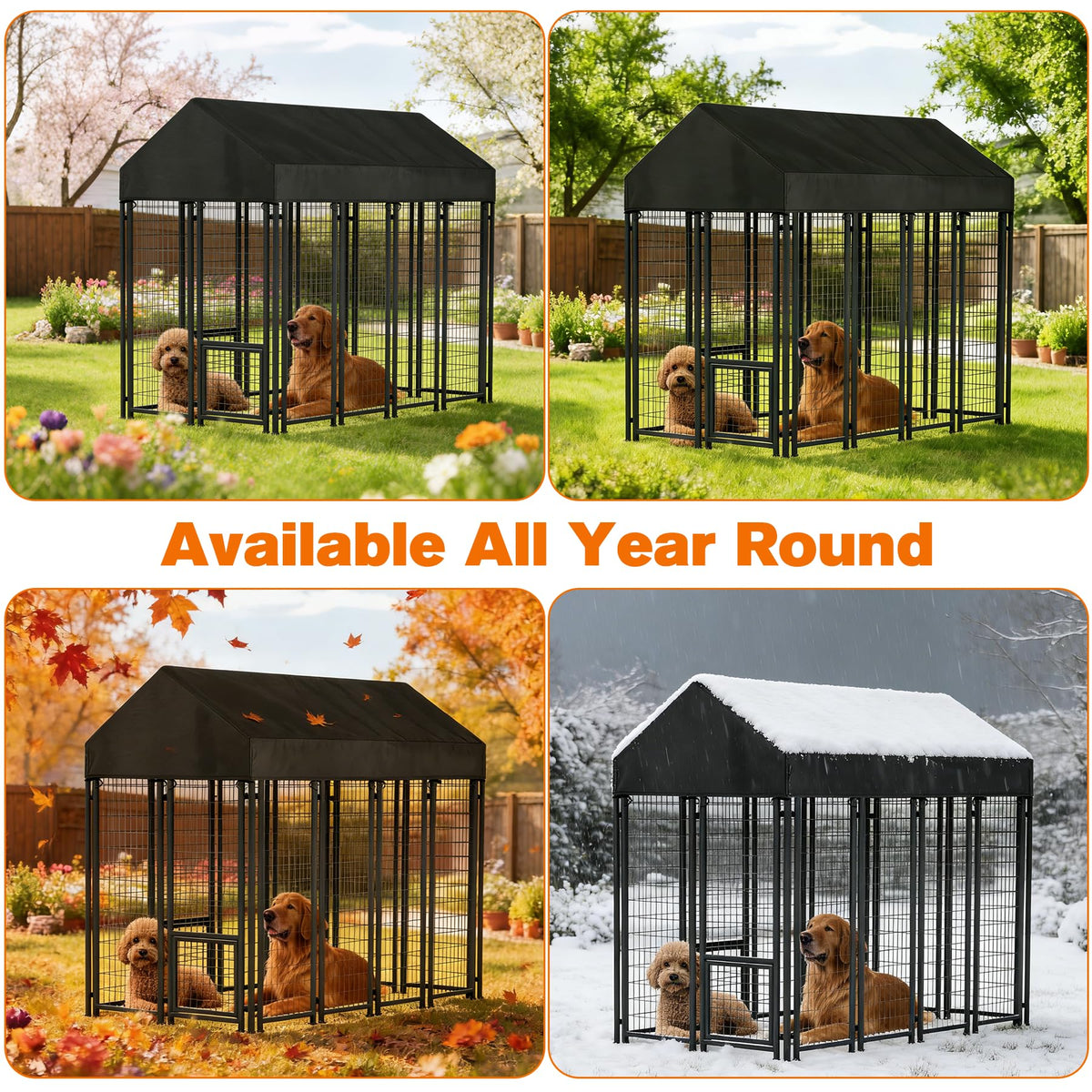 10' x 10' Waterproof 600D Oxford Dog Kennel Cover U49783