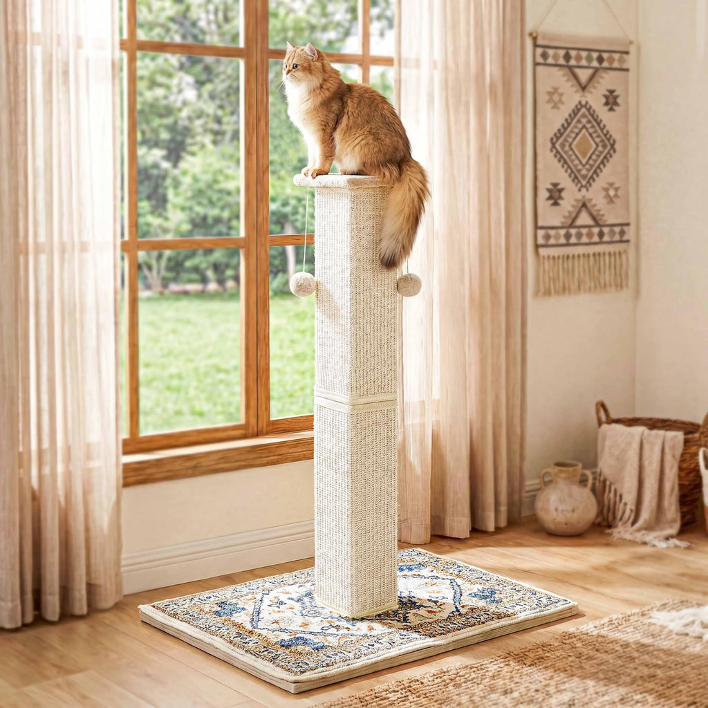 Tall Cat Scratching Post with Carpet B89498