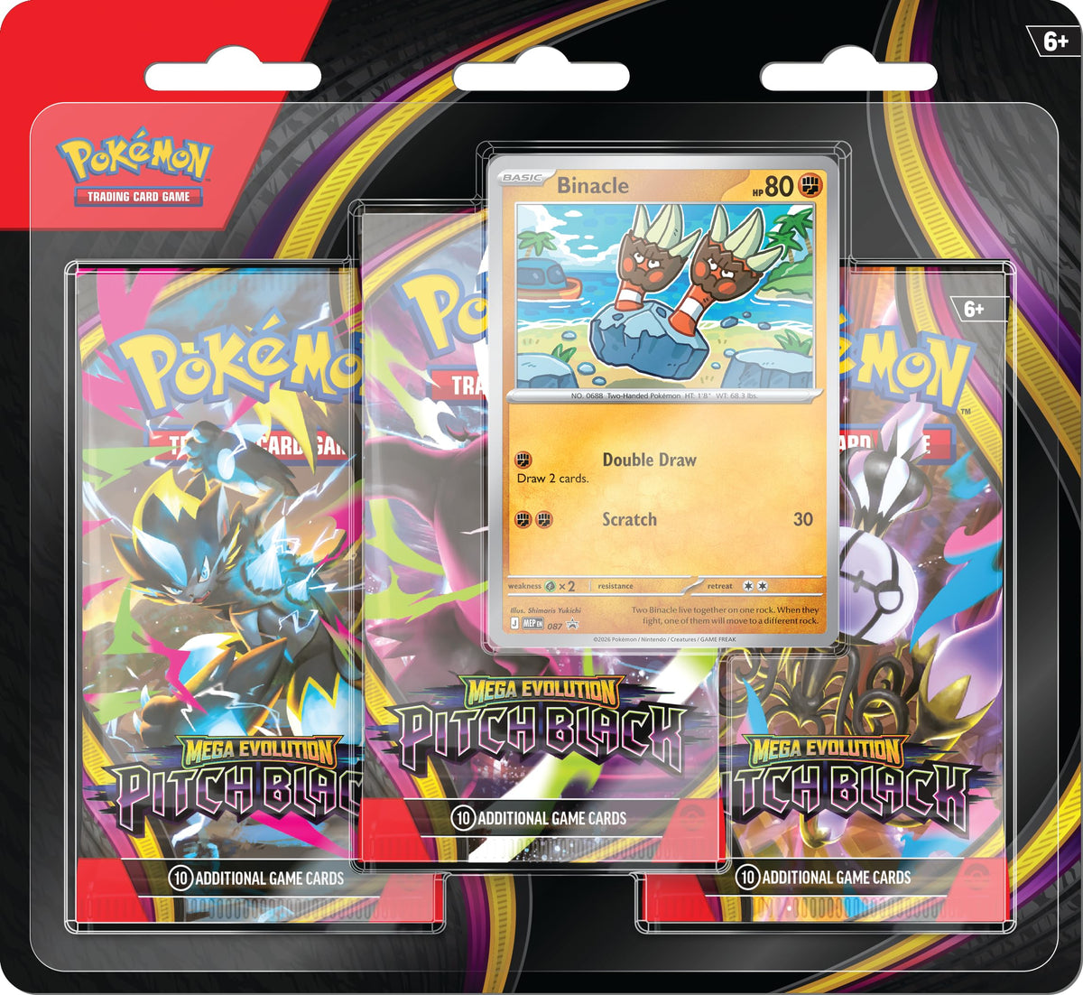Pokemon TCG 3 Booster Pack Blister J3542