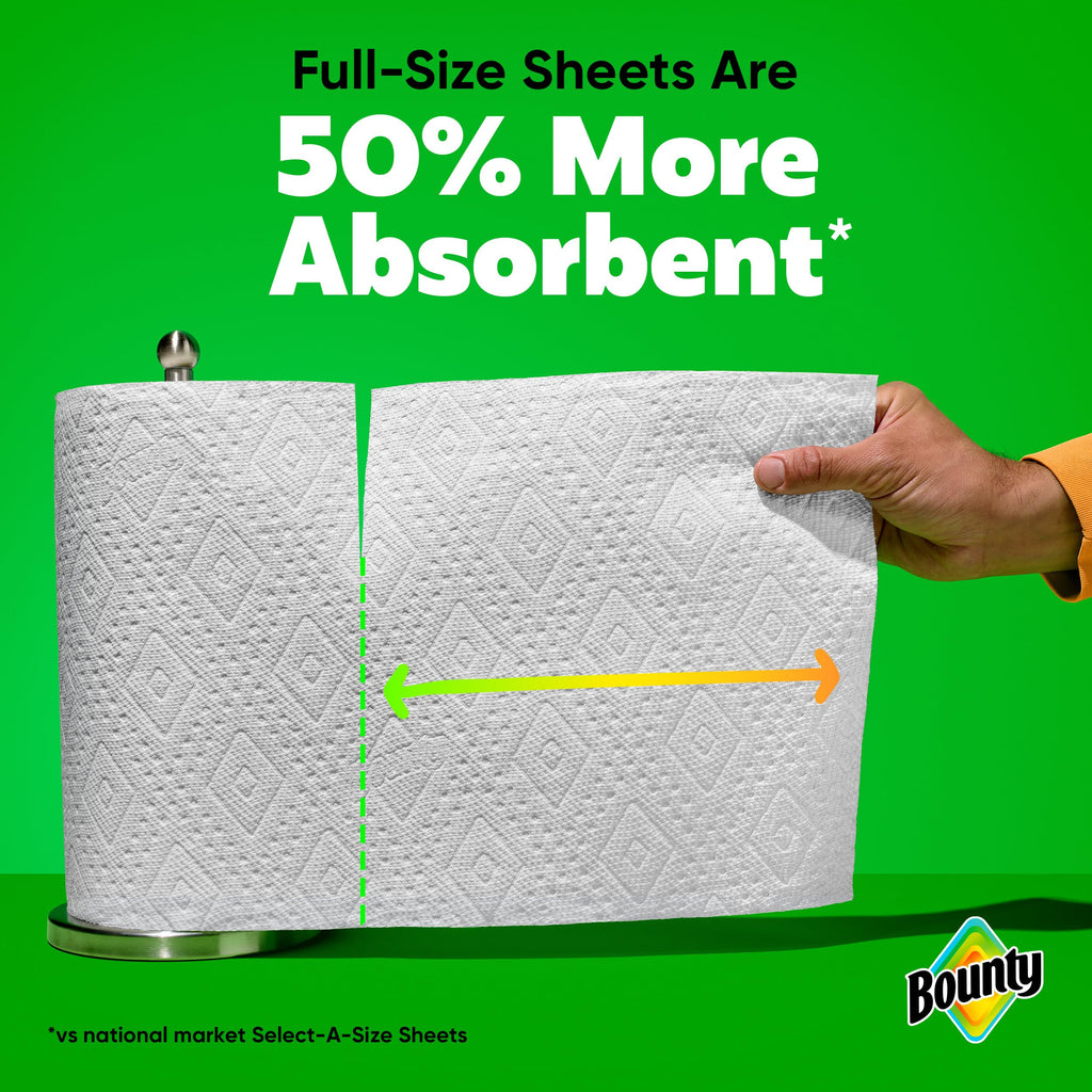 White Paper Towels, 2 Triple Rolls G2412